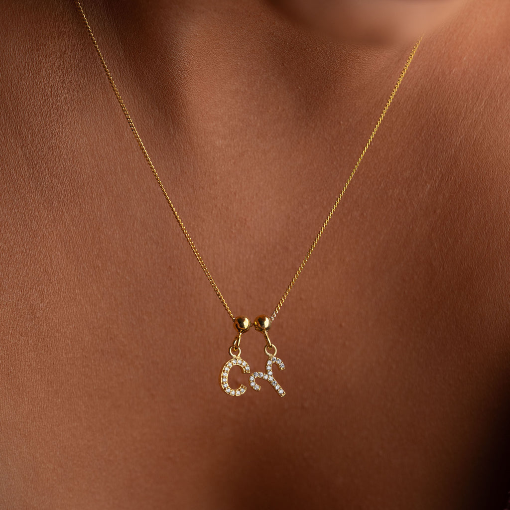 CELESTIAL BOKSTAVSHALSBAND | 925 SILVER