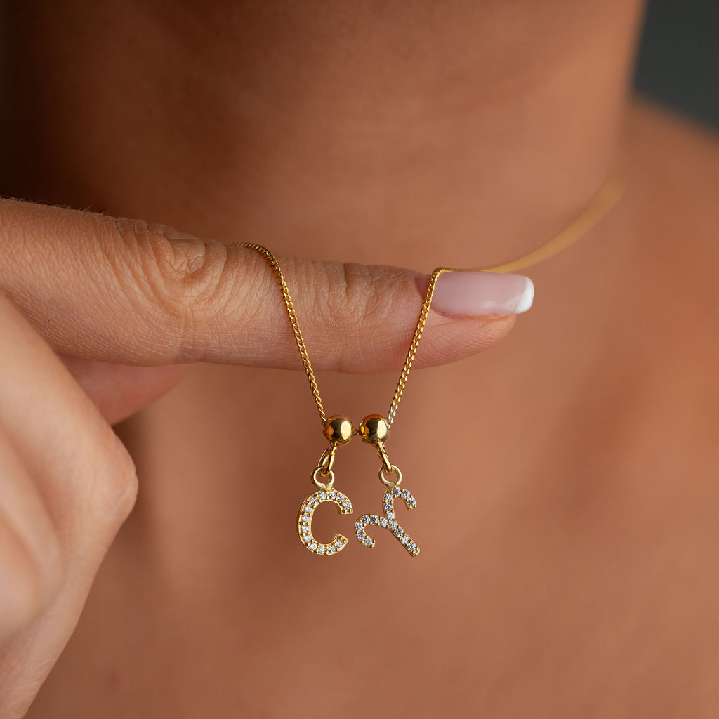 CELESTIAL BOKSTAVSHALSBAND | 925 SILVER