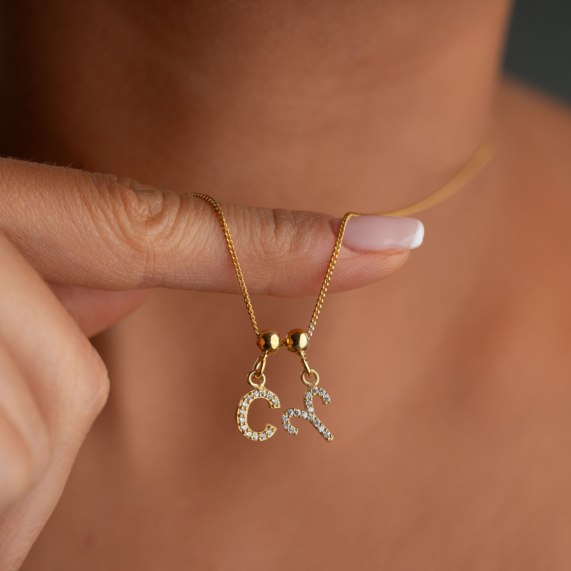 CELESTIAL BOKSTAVSHALSBAND | 925 SILVER