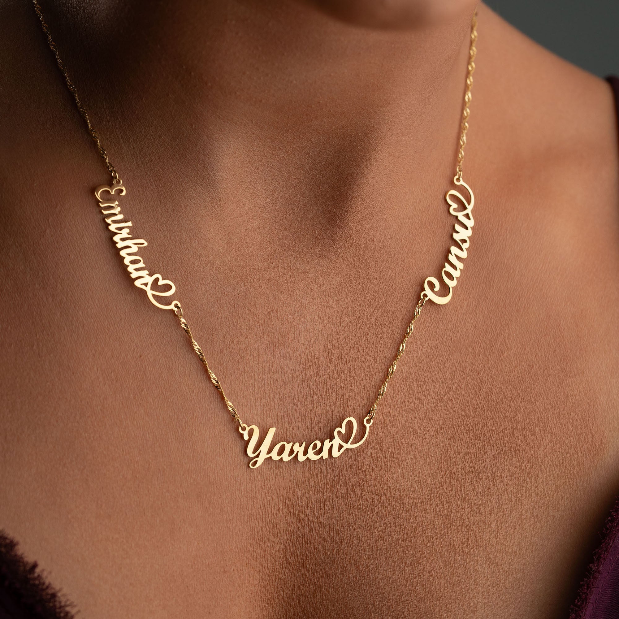 TRIO BOND NAMNHALSBAND | 925 SILVER