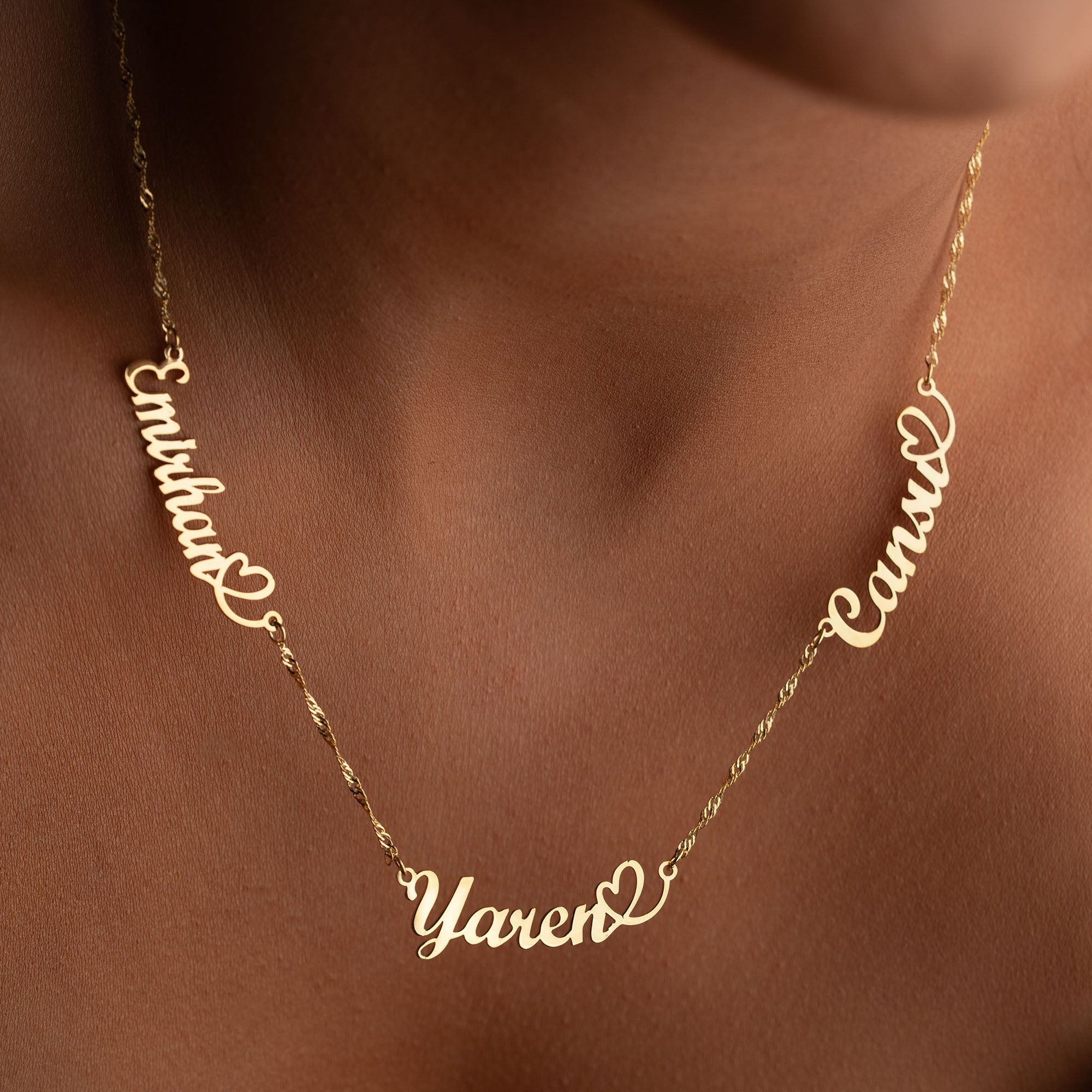 TRIO BOND NAMNHALSBAND | 925 SILVER