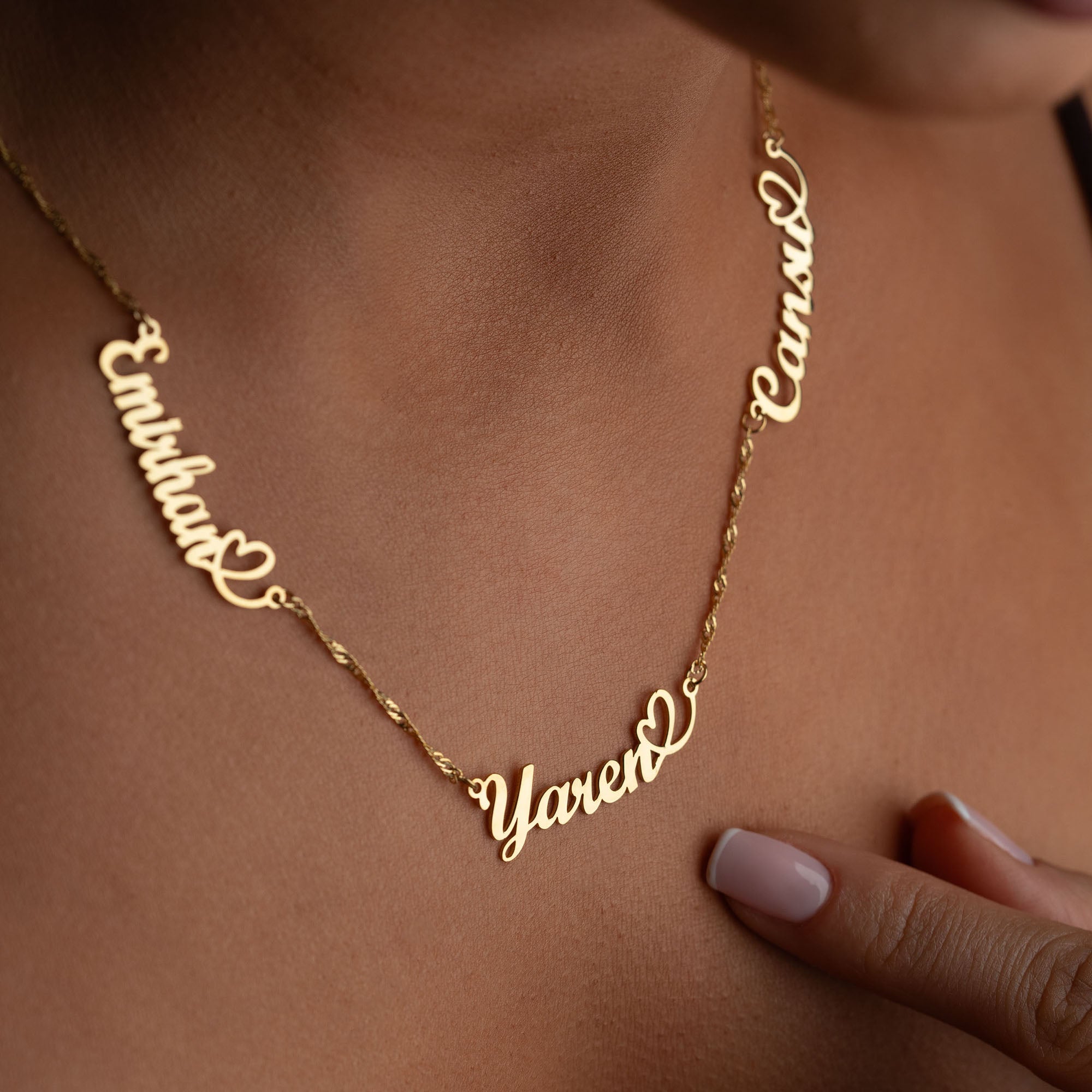 TRIO BOND NAMNHALSBAND | 925 SILVER