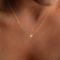 PETITE NAZAR INITIAL HALSBAND | 925 SILVER
