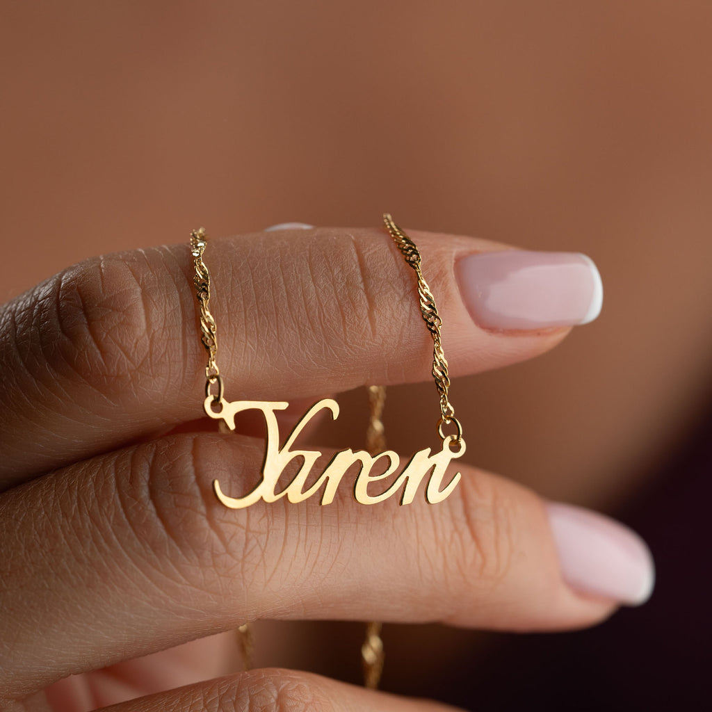 SCRIPT NAMNHALSBAND | 925 SILVER