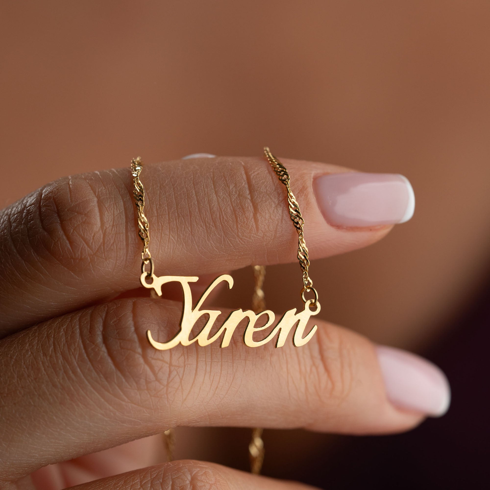 SCRIPT NAMNHALSBAND | 925 SILVER