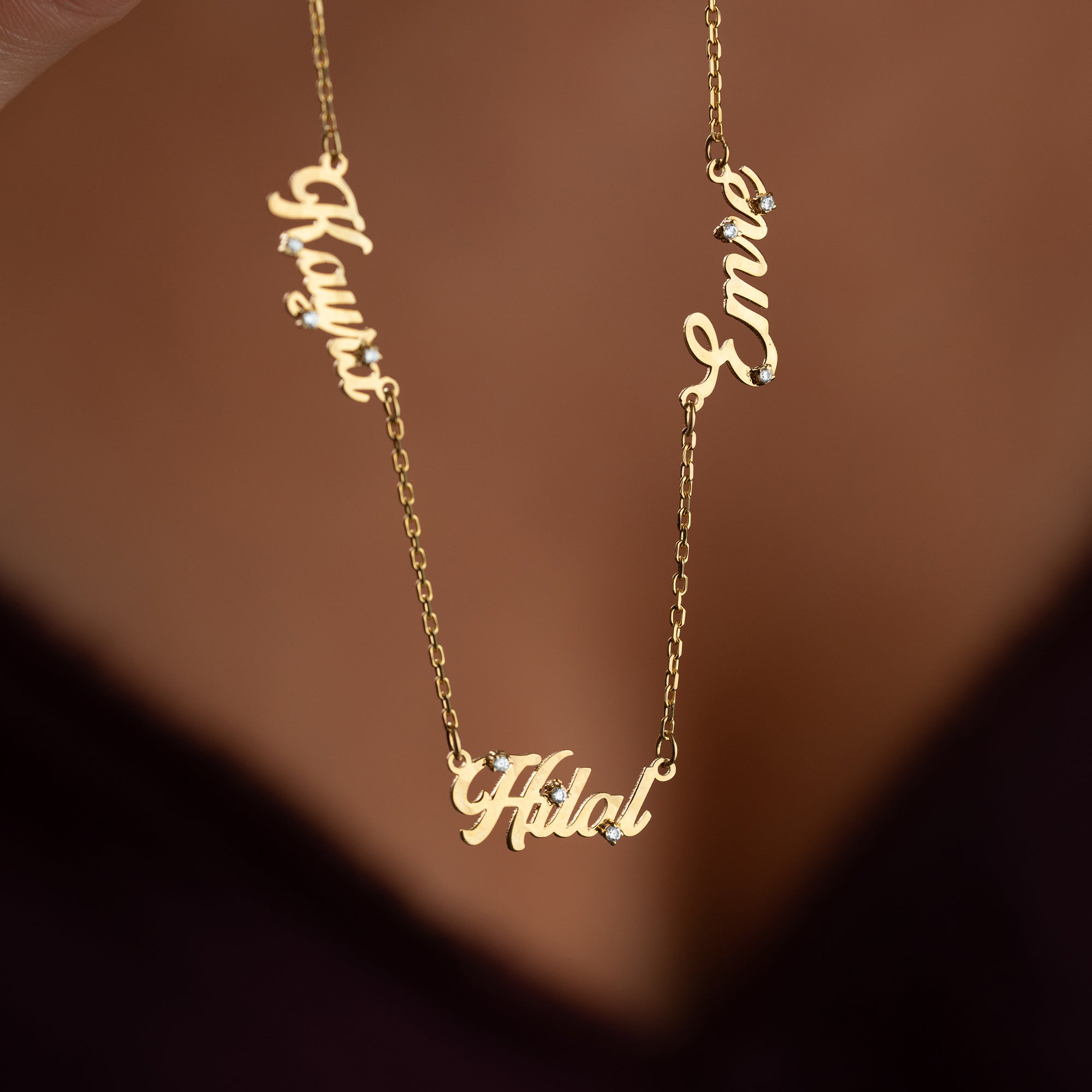 TRINITY SHIMMER NAMNHALSBAND | 925 SILVER