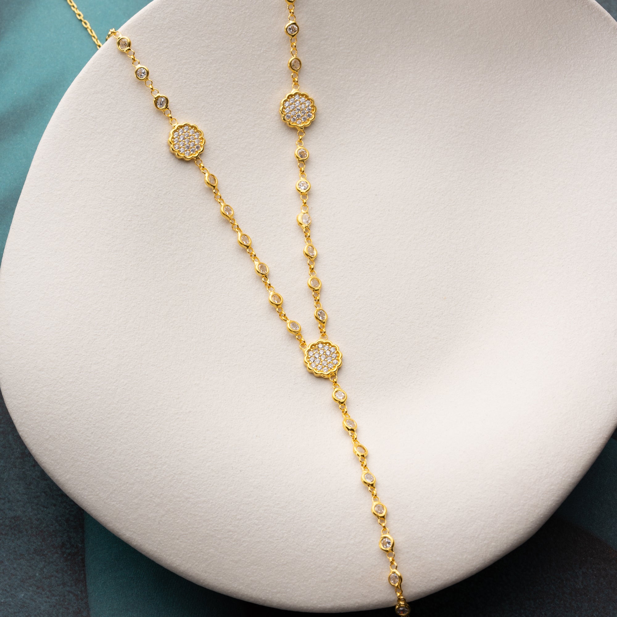 SOLSTRÅLEHALSBAND Y-DESIGN | 925 SILVER