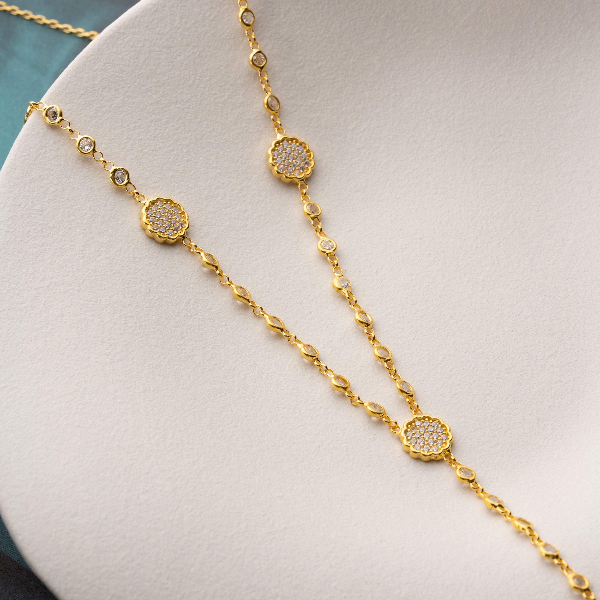 SOLSTRÅLEHALSBAND Y-DESIGN | 925 SILVER