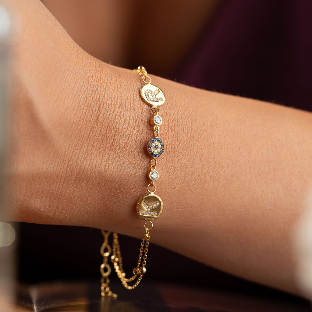 AURELIA INITIAL ARMBAND | 925 SILVER