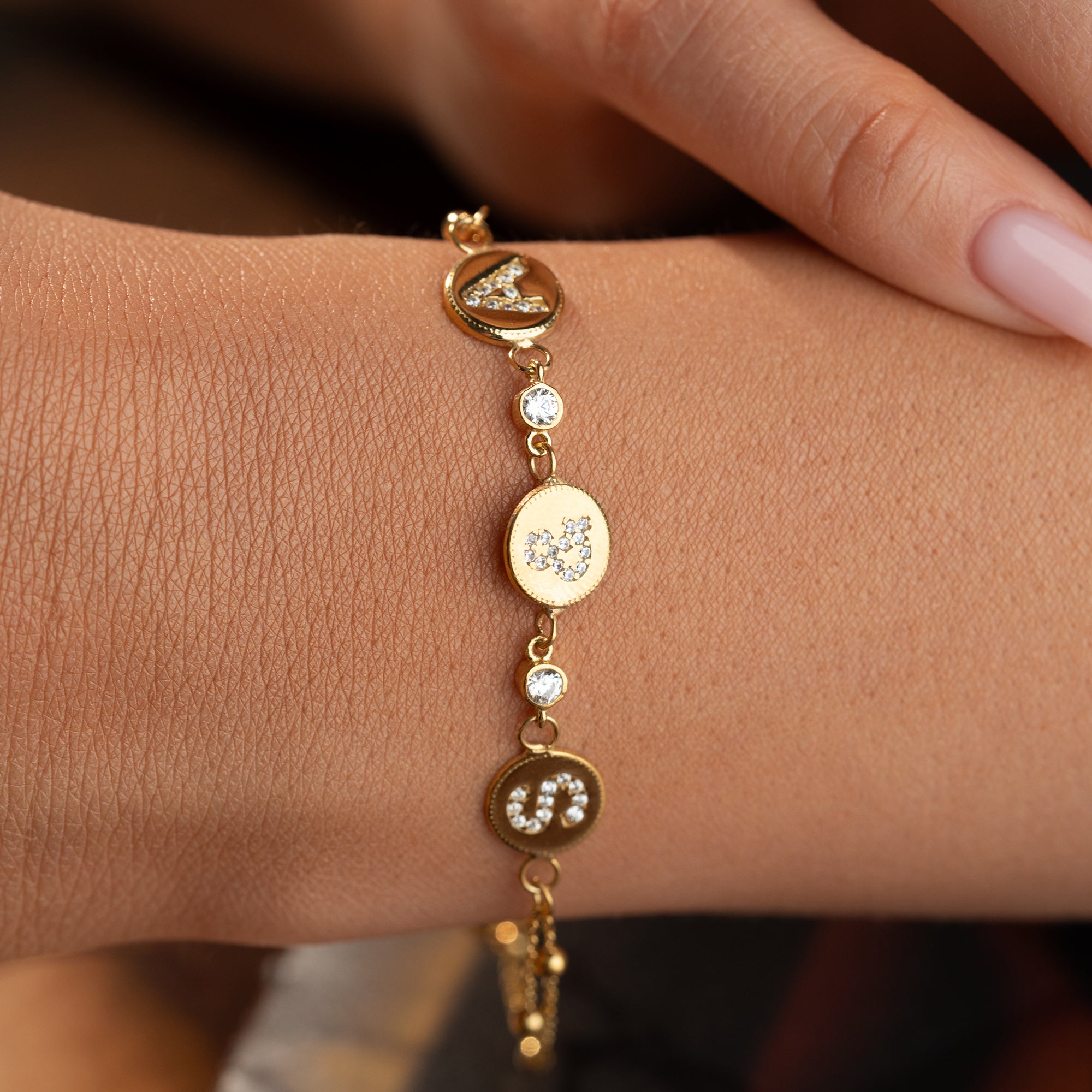 ETERNITY INITIAL & ARMBAND | 925 SILVER
