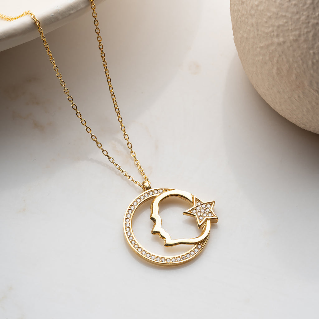 AYYILDIZ ATATURK KEDJA | 925 SILVER 