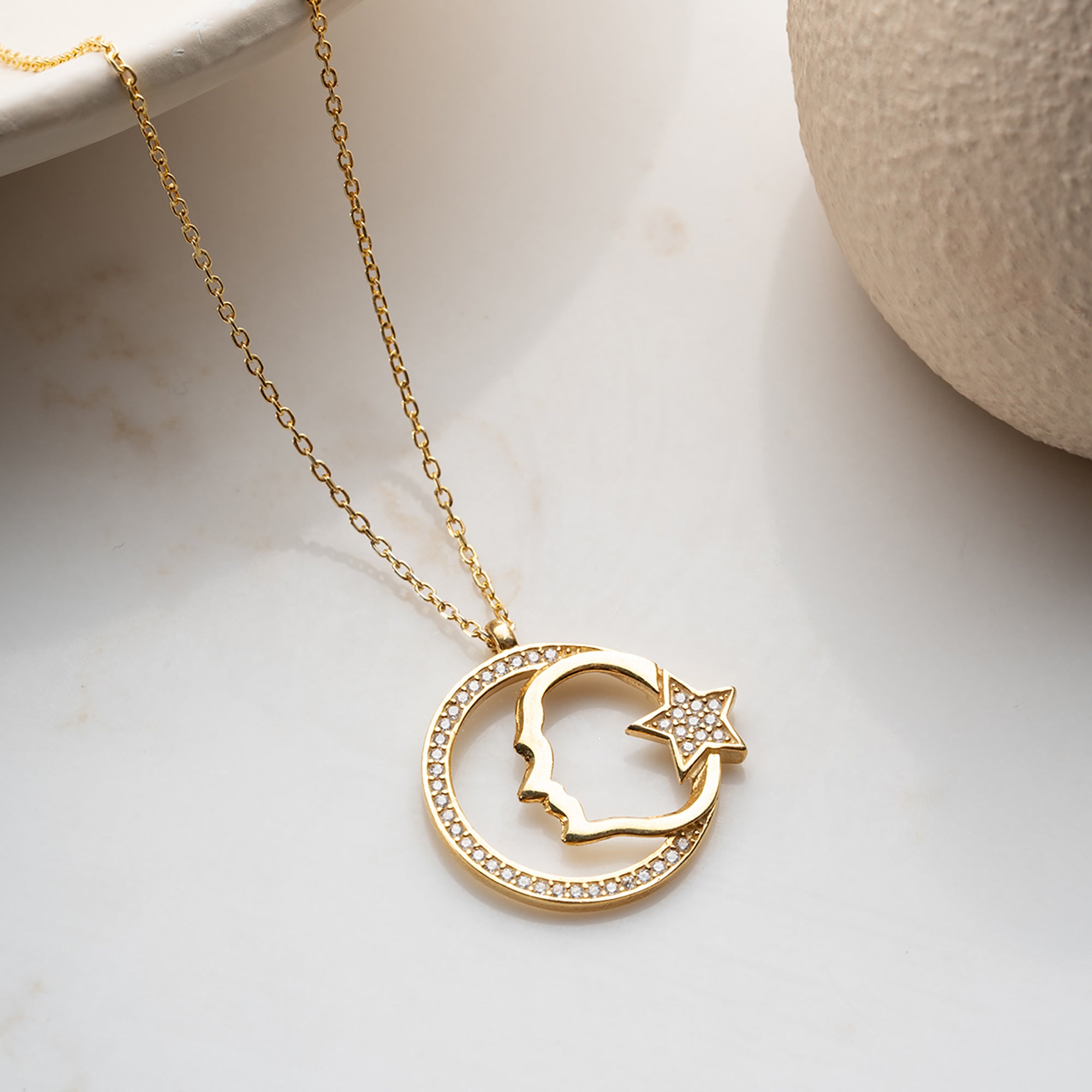 AYYILDIZ ATATURK KEDJA | 925 SILVER 