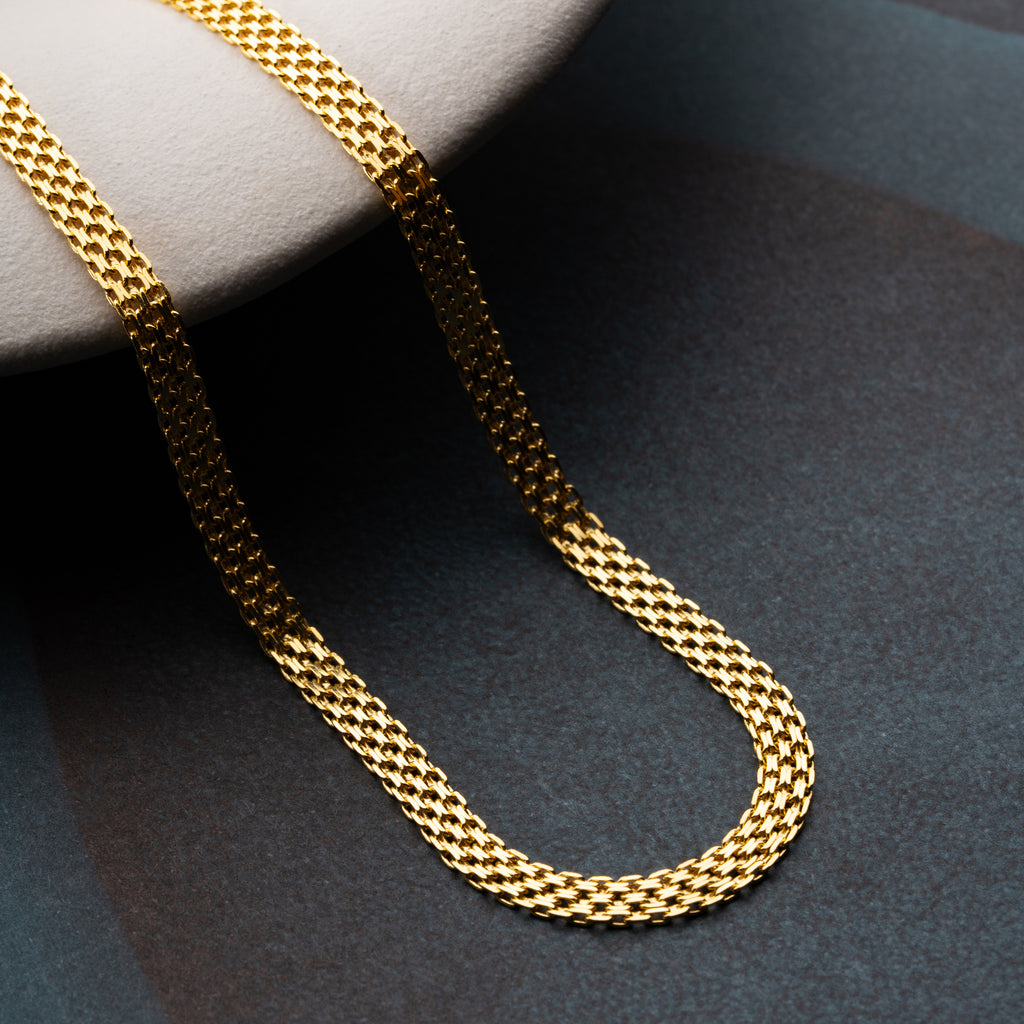 FLÄTAT HALSBAND | 925 SILVER