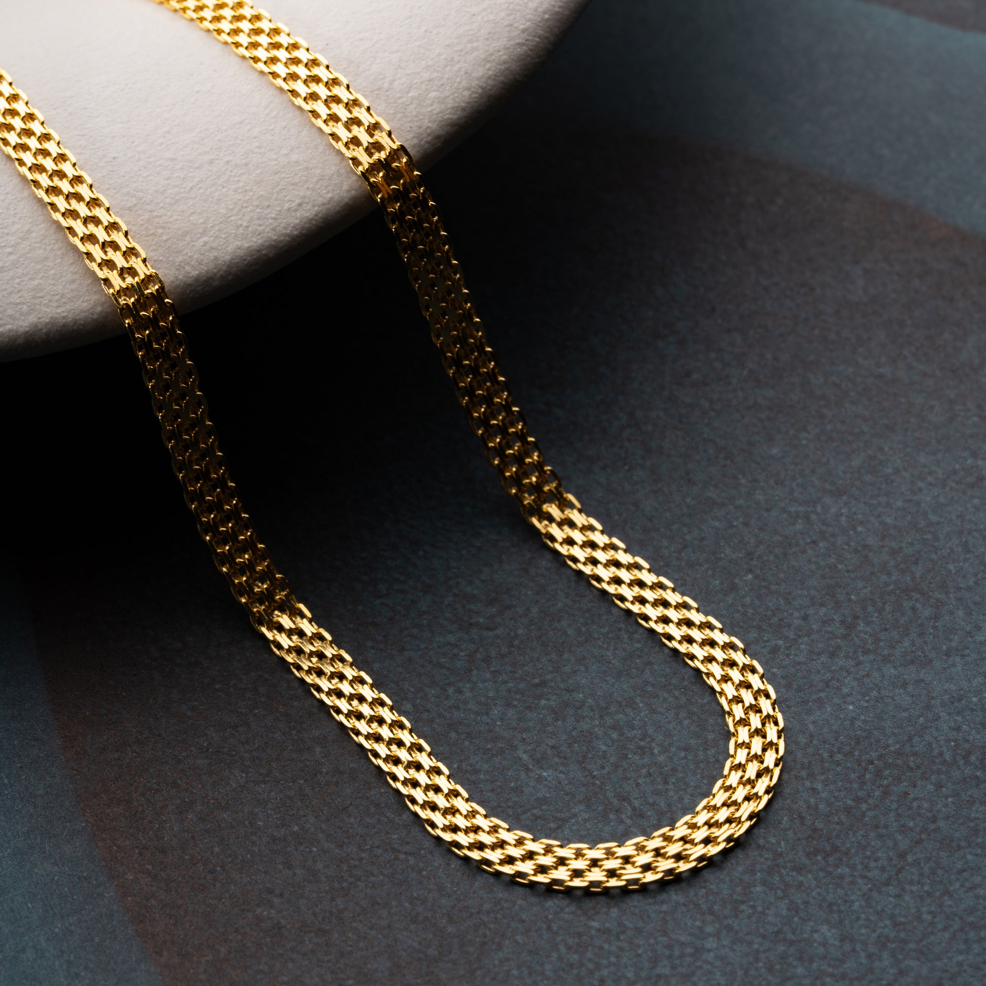 FLÄTAT HALSBAND | 925 SILVER