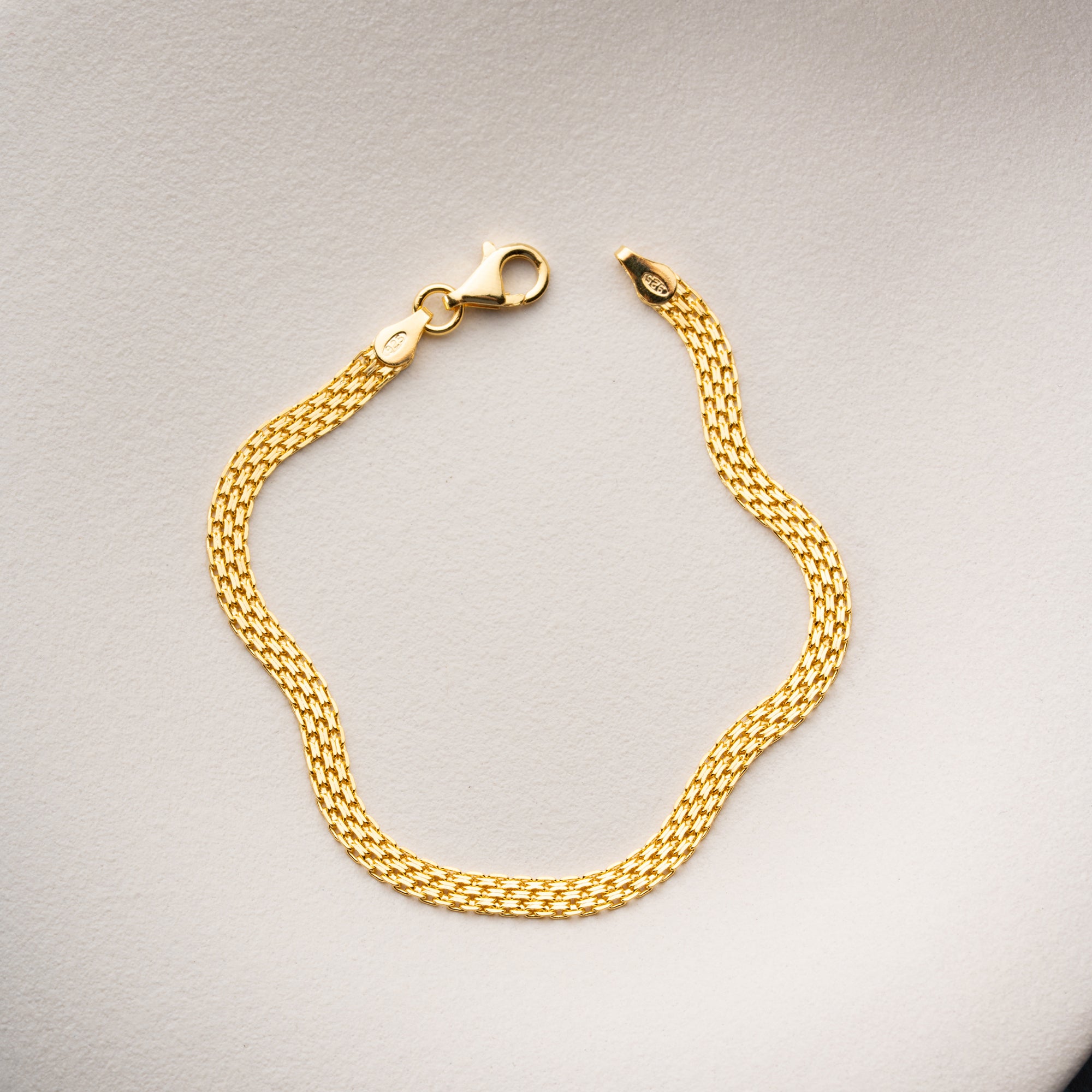 FLATAD ARMBAND | 925 SILVER