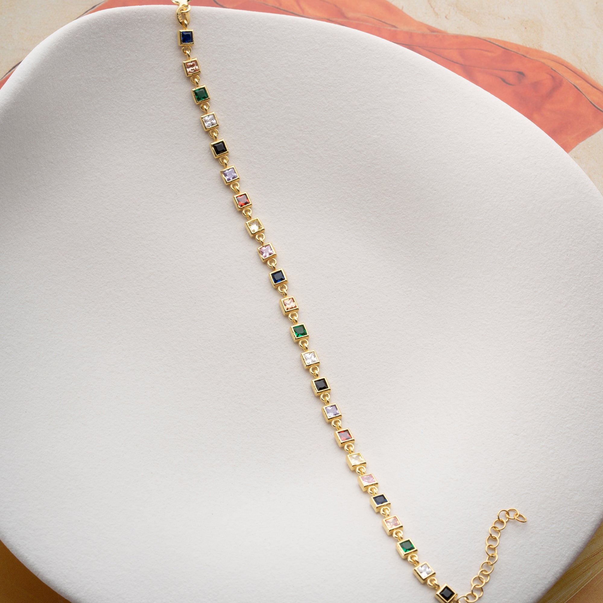 ARIS FÄRG ARMBAND | 925 SILVER