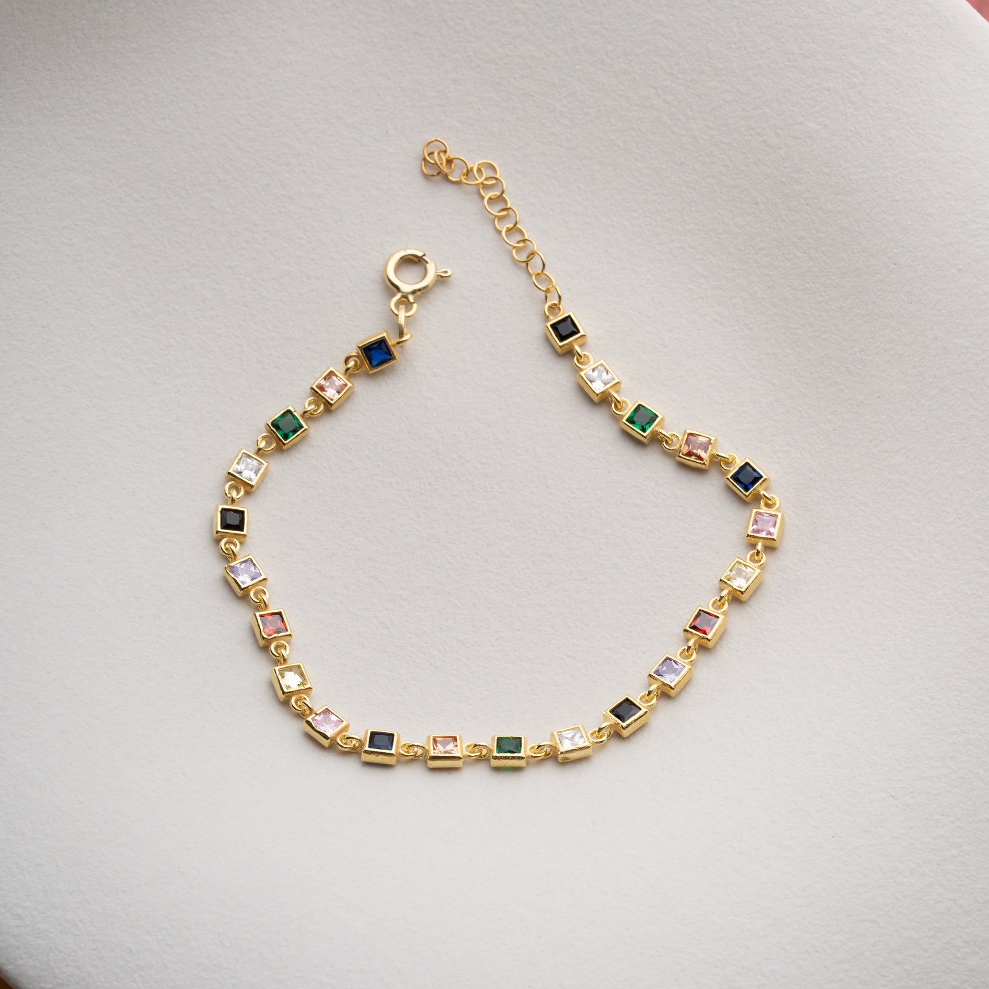 ARIS FÄRG ARMBAND | 925 SILVER