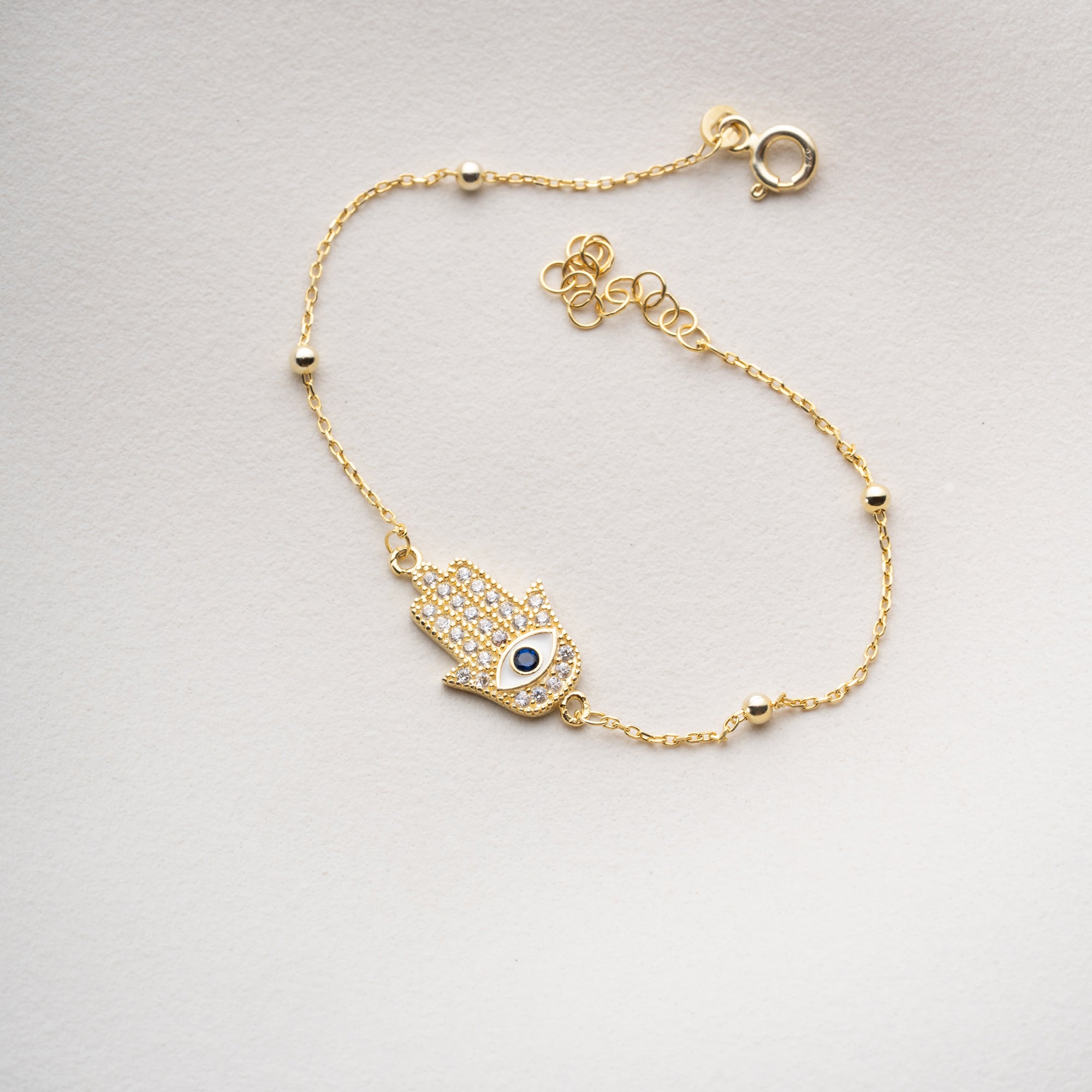 FATIMA'S HAND LEIRA ARMBAND | 925 SILVER