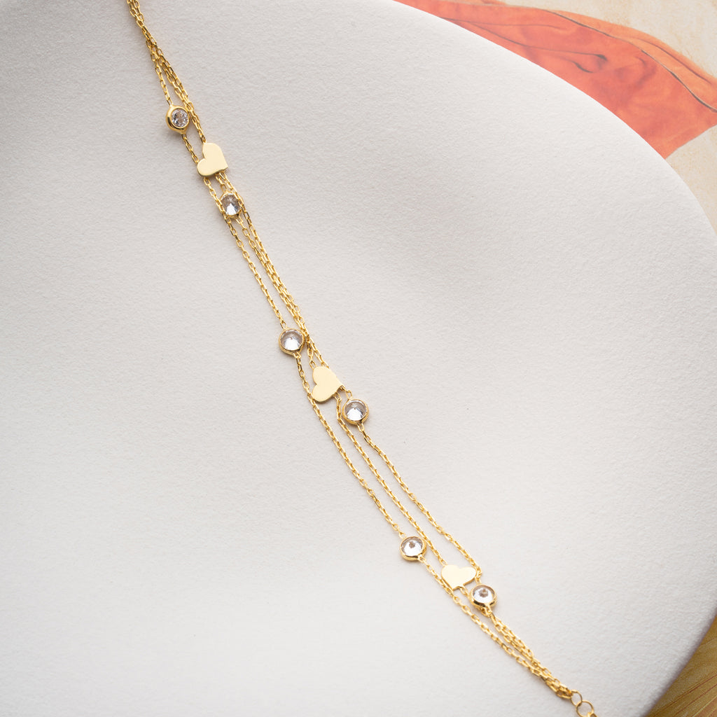 HJÄRTAT VION ARMBAND | 925 SILVER