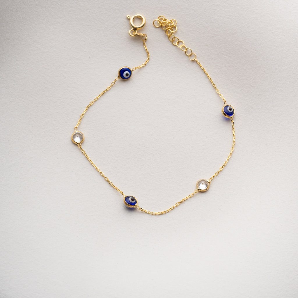 NAZAR X STONE ARMBAND | 925 SILVER