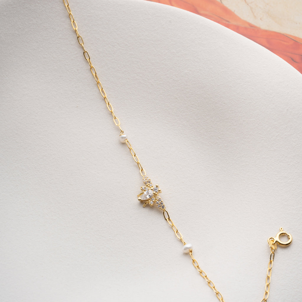 MIE PÄRLARMBAND | 925 SILVER