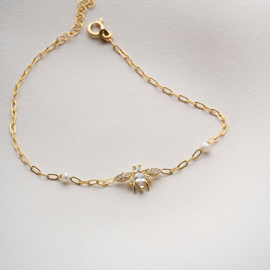 MIE PÄRLARMBAND | 925 SILVER