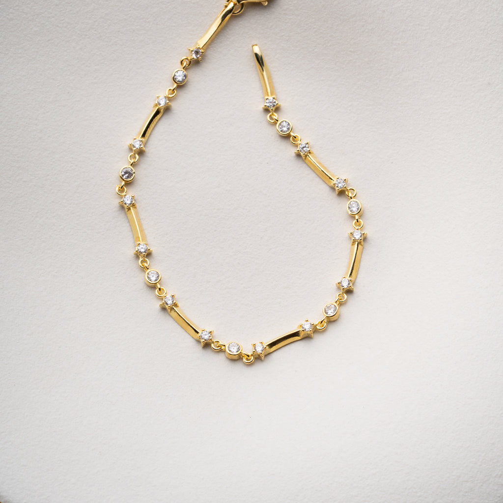 ARMBAND MED FLERA STJÄRNOR | 925 SILVER