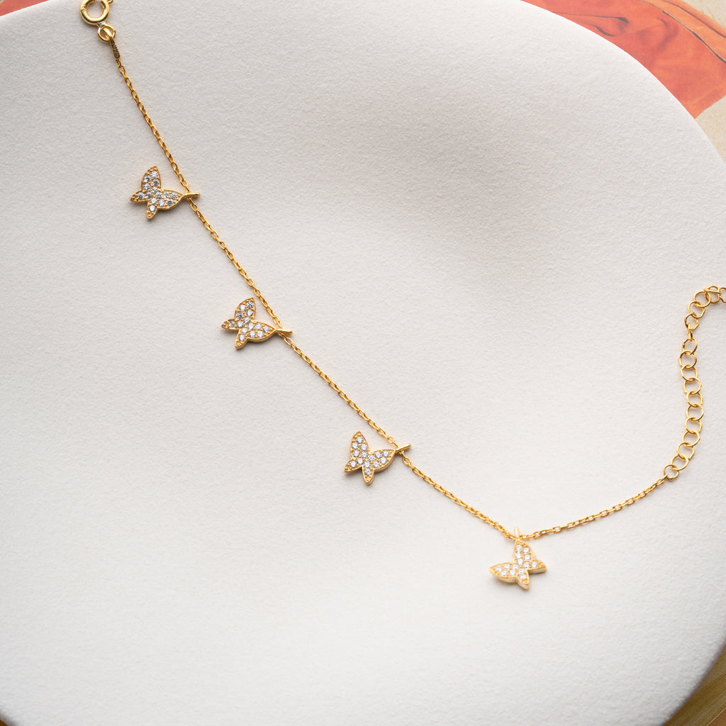 ÖM FJÄRILSARMBAND | 925 SILVER