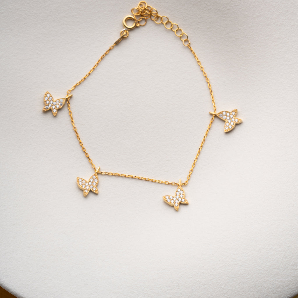 ÖM FJÄRILSARMBAND | 925 SILVER