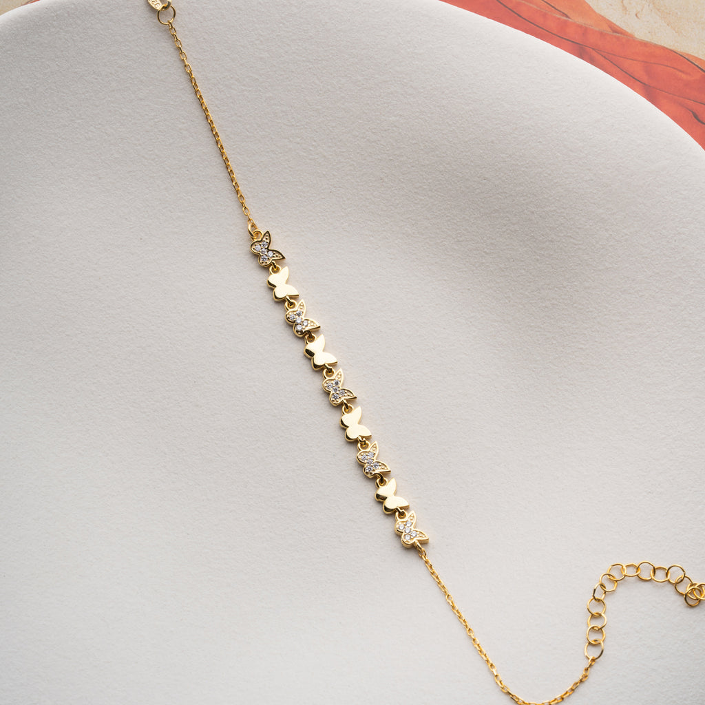 MINI FJÄRIL ARMBAND | 925 SILVER