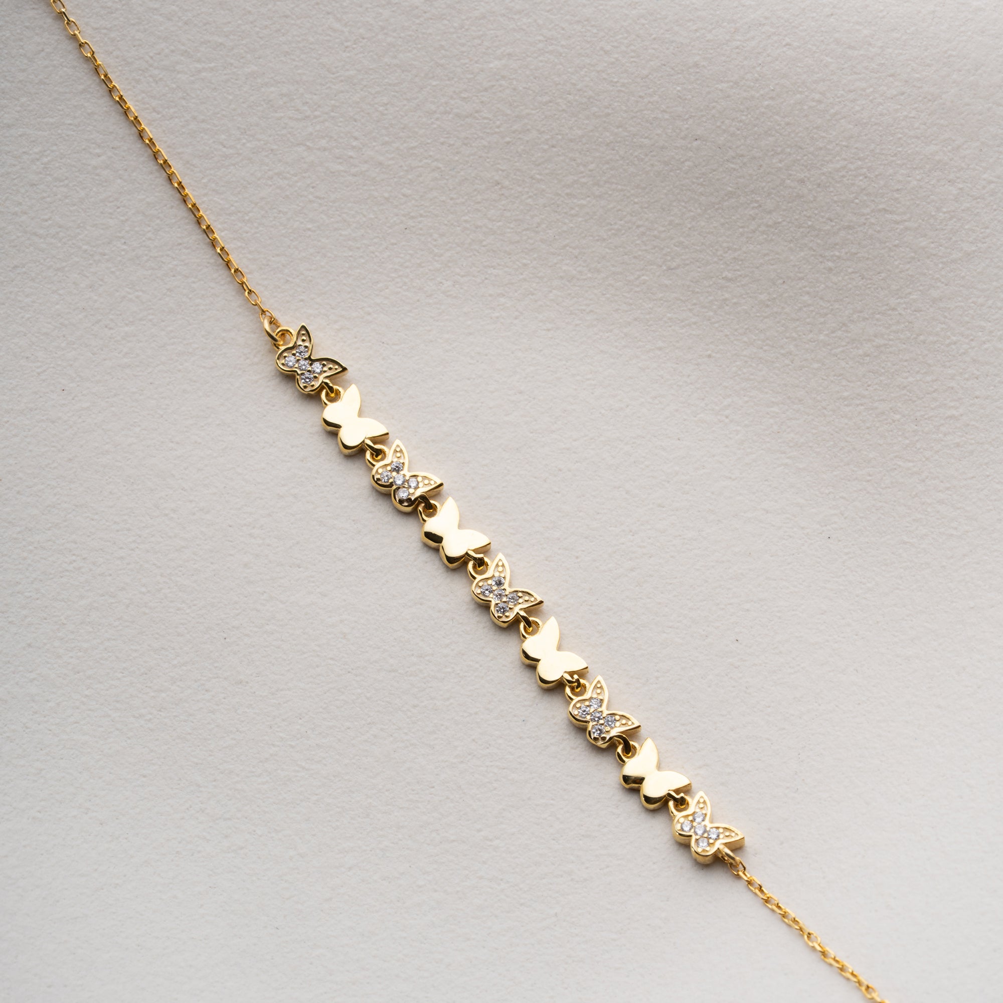 MINI FJÄRIL ARMBAND | 925 SILVER