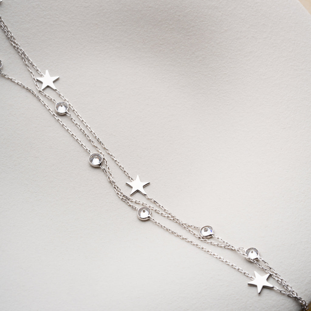 ARMBAND MED STJÄRN STEN | 925 SILVER