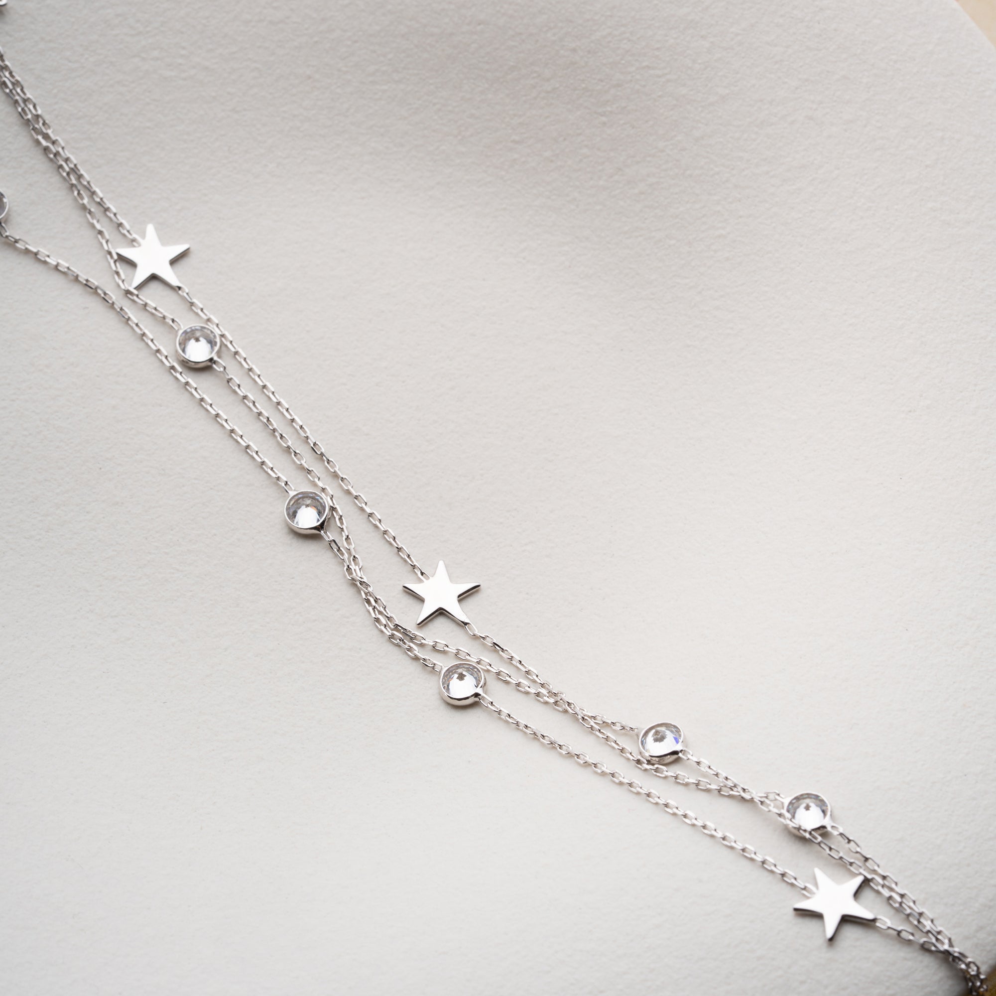 ARMBAND MED STJÄRN STEN | 925 SILVER