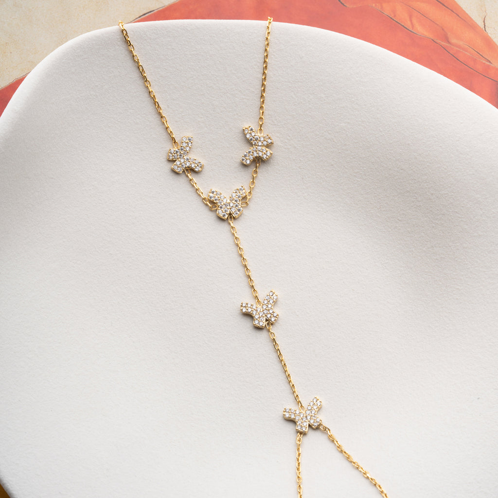 FJÄRILSHANKEDJA | 925 SILVER