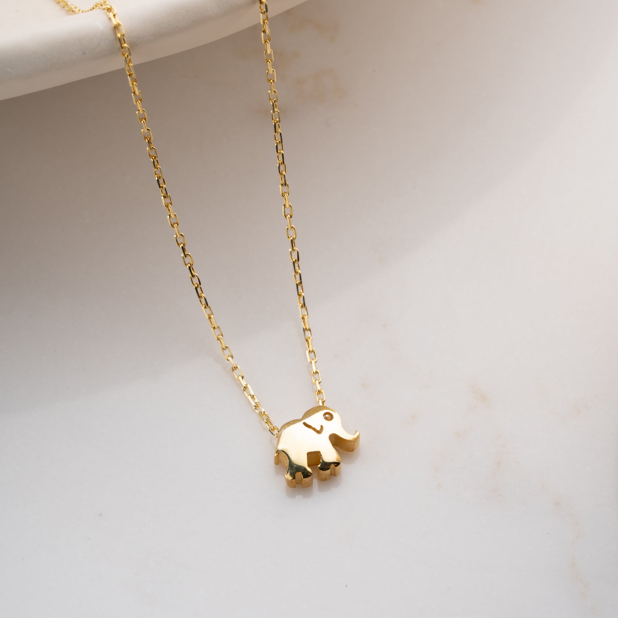 MINI ELEFANT KEDJA | 925 SILVER 