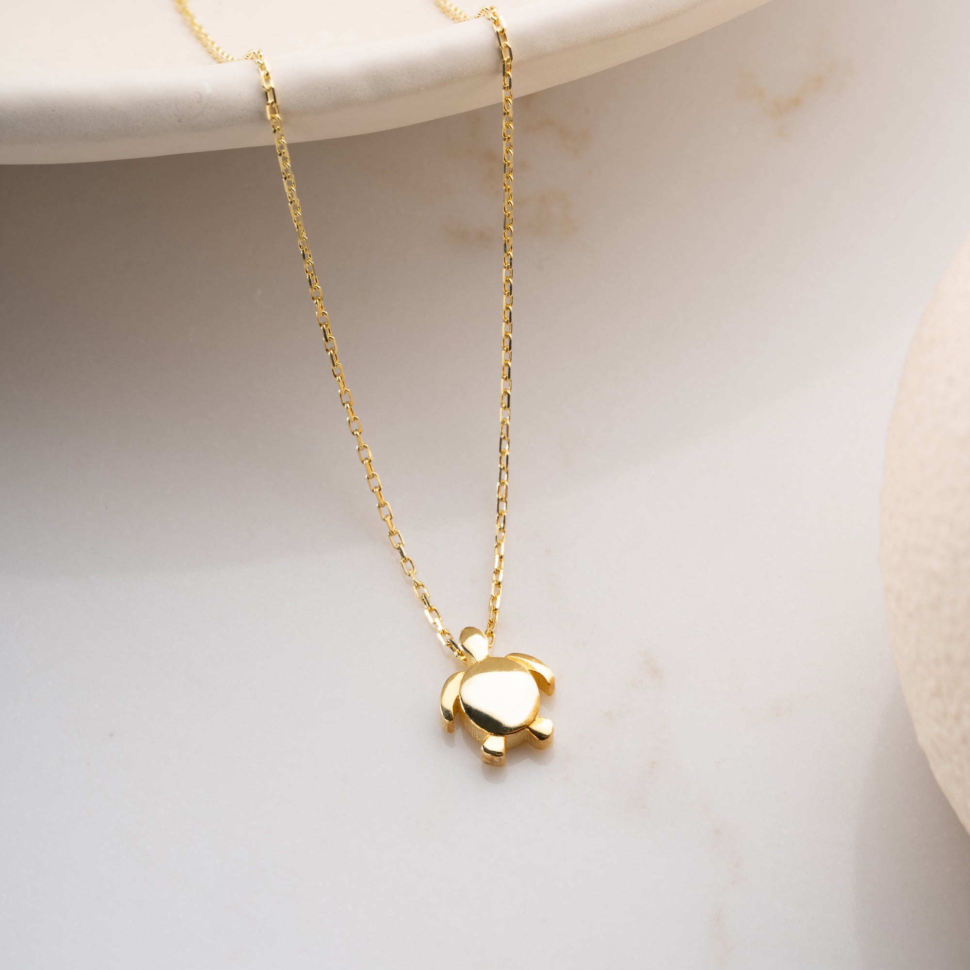 MINI SKöldpadda KEDJA | 925 SILVER 