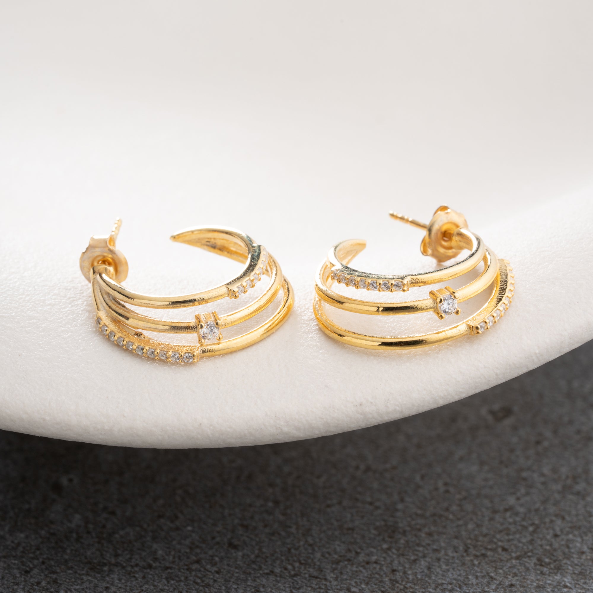 TIBEMI ÖRHÄNGEN | 925 SILVER