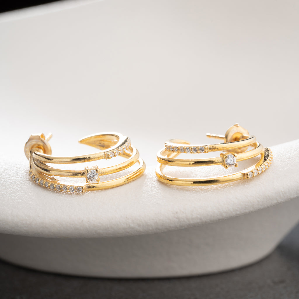 TIBEMI ÖRHÄNGEN | 925 SILVER