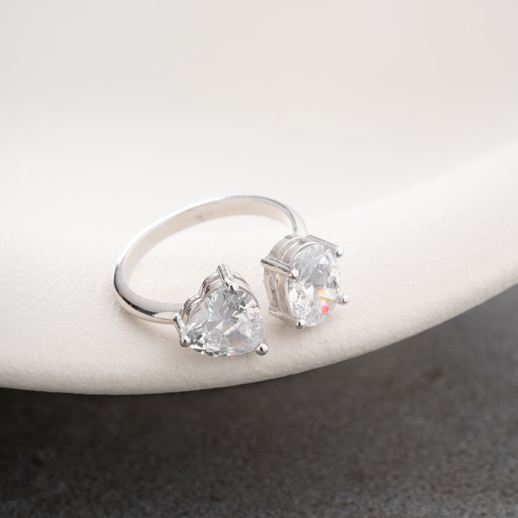 DUO DROPPRING | 925 SILVER