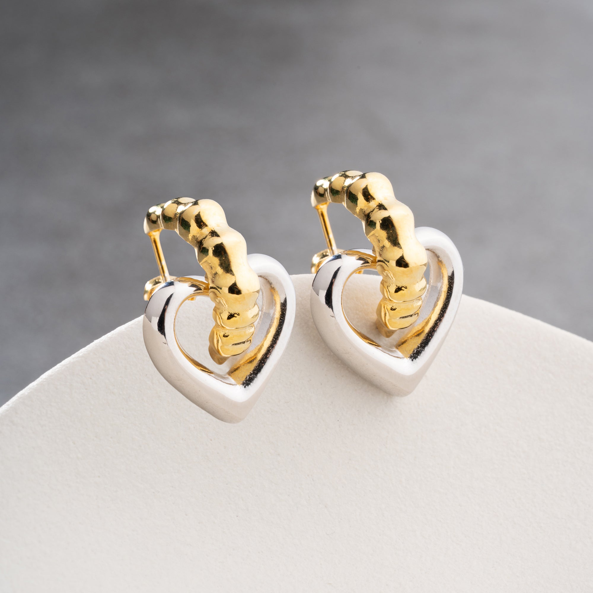 TOTI HJÄRTA ÖRHÄNGEN | 925 SILVER