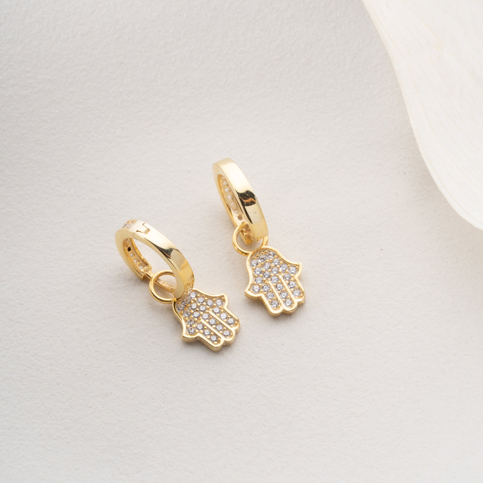 FATIMA'S HAND STENHÄNGNINGAR | 925 SILVER