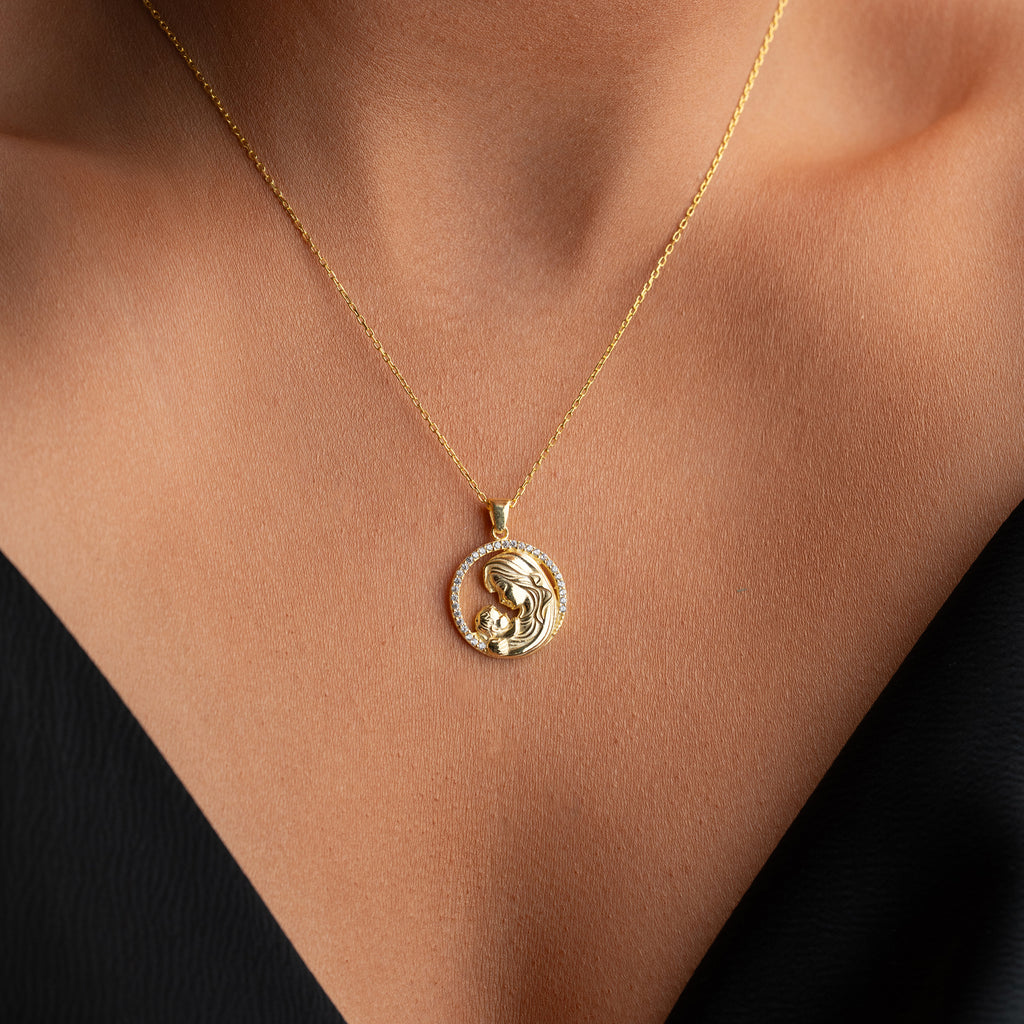 MAMMA & BARN MEDALJONG | 925 SILVER