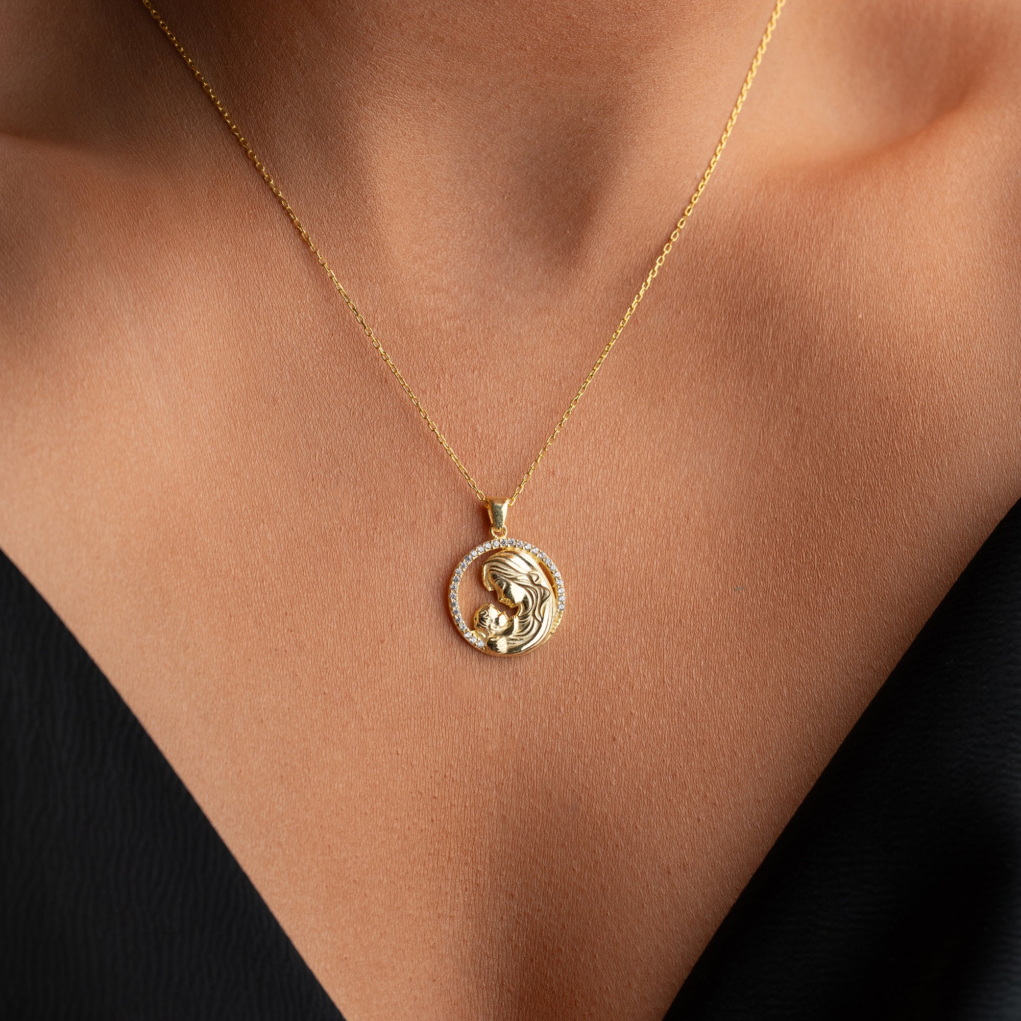 MAMMA & BARN MEDALJONG | 925 SILVER