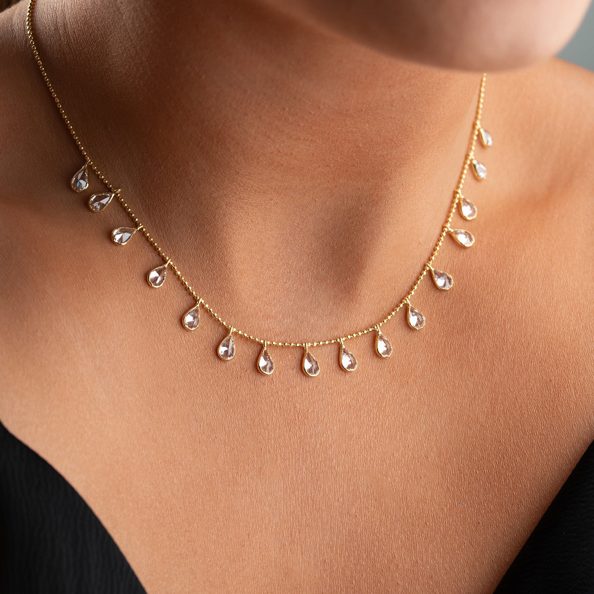 VATTENDROPPEHALSBAND | 925 SILVER