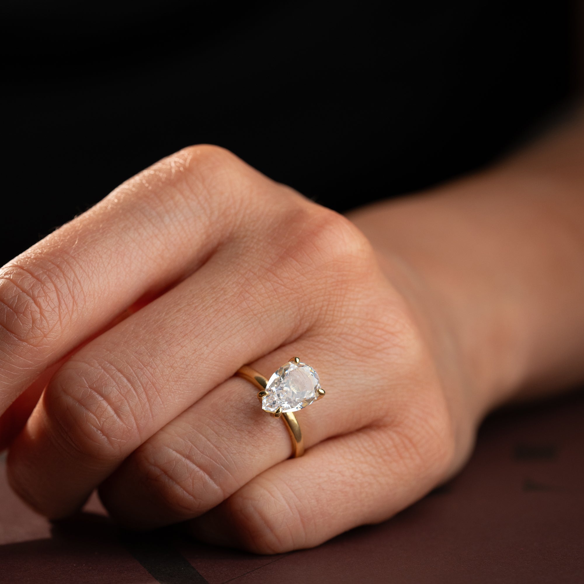 TEARDROP RING | 925 SILVER