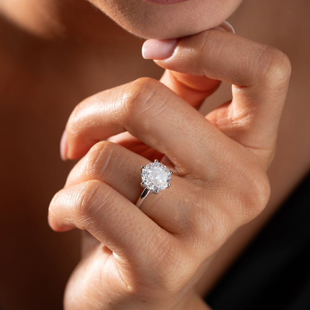OVALIA SILVER RING | 925 SILVER