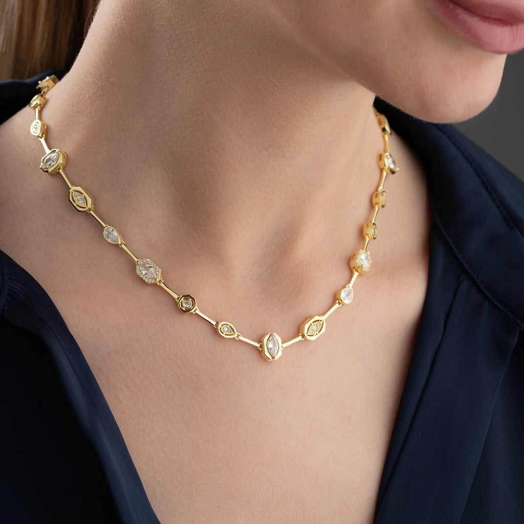 VIT BIJOU HALSBAND | 925 SILVER