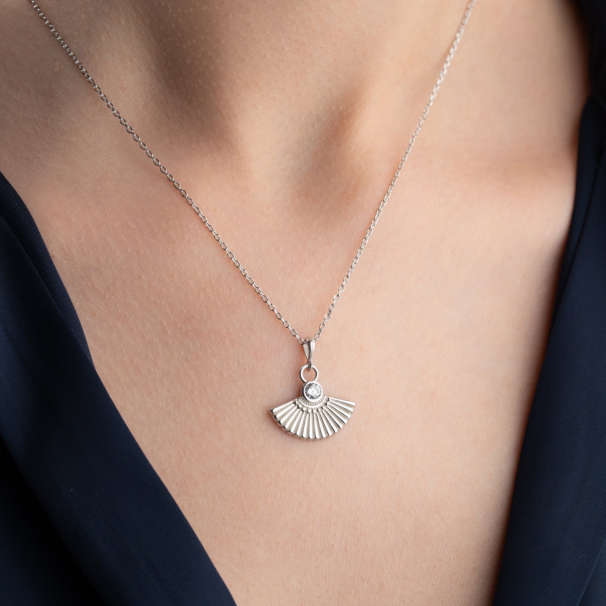 ZIRKONIUMFLÄKTKRAS | 925 SILVER