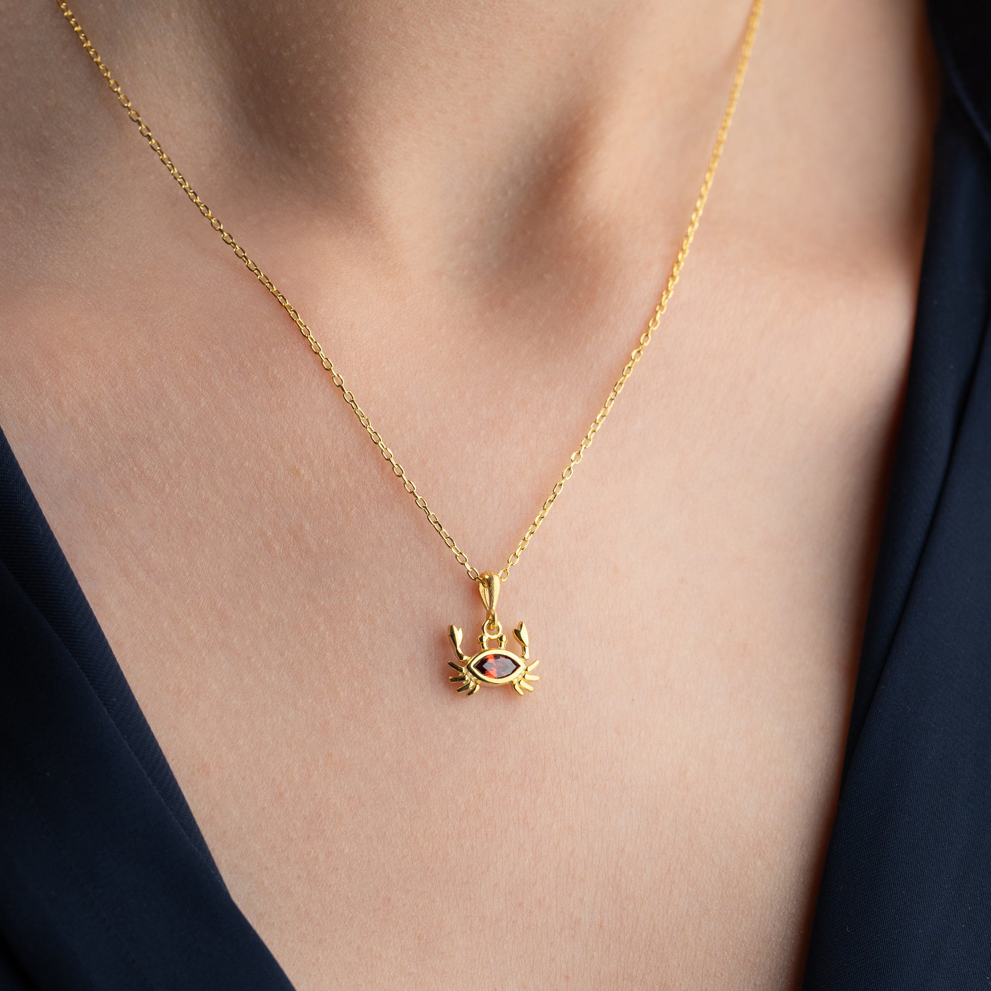 ZIRKONIUMKRÄFTSHALSBAND | 925 SILVER