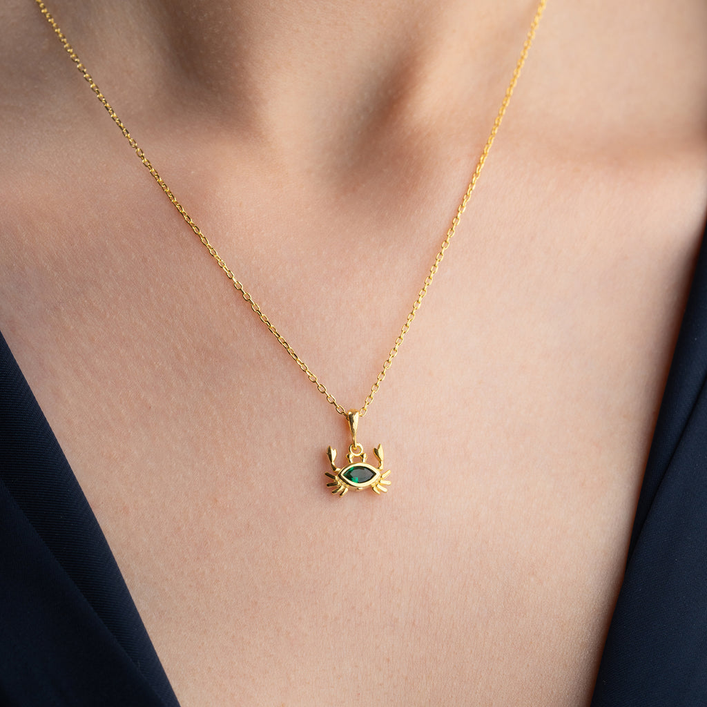 ZIRKONIUMKRÄFTSHALSBAND | 925 SILVER